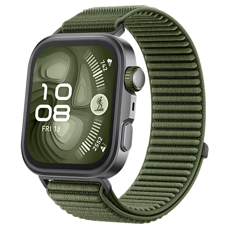 Field Nylon Loop Strap for  Watch Fit 4 Pro Woven Sports Smartwatch Wristband for  Watch Fit 3/4 Bracelet Watchband