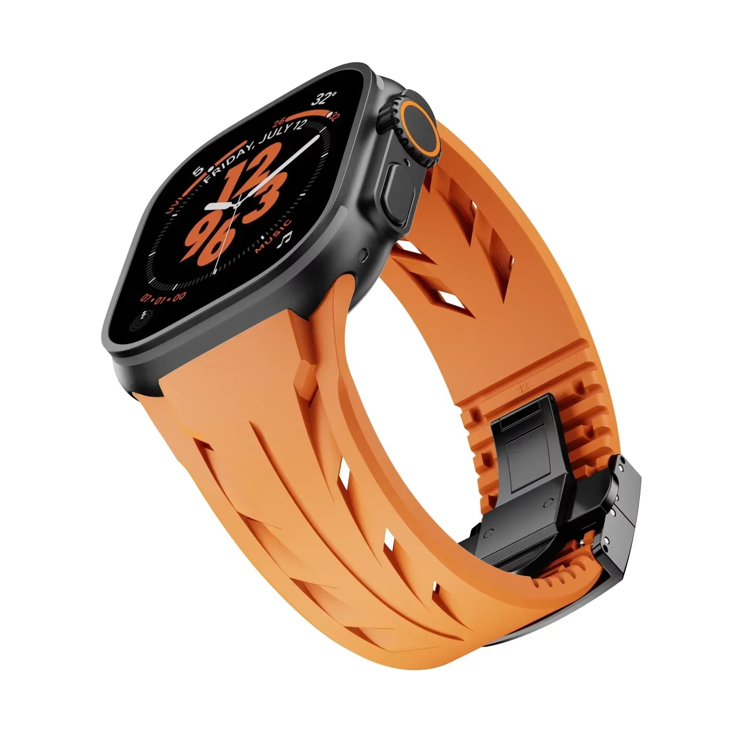 Silicone Sports Band for  Watch Ultra 2 49Mm 9 8 7 45Mm 44Mm 42Mm Premium Bracelet for Iwatch Series 6 5 4 3 Se Accessories