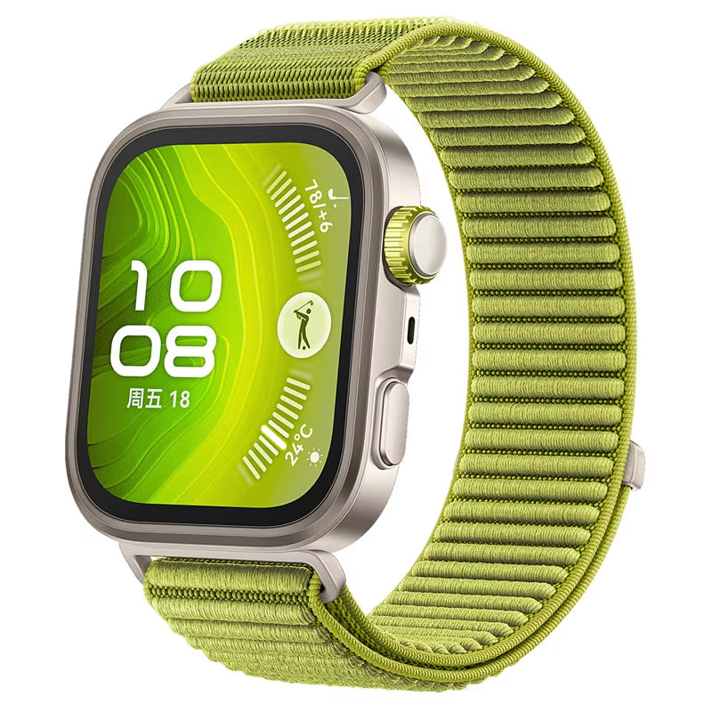 Field Nylon Loop Strap for  Watch Fit 4 Pro Woven Sports Smartwatch Wristband for  Watch Fit 3/4 Bracelet Watchband