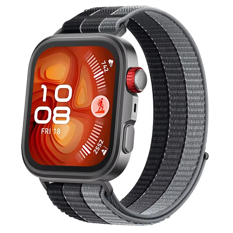 Field Nylon Loop Strap for  Watch Fit 4 Pro Woven Sports Smartwatch Wristband for  Watch Fit 3/4 Bracelet Watchband